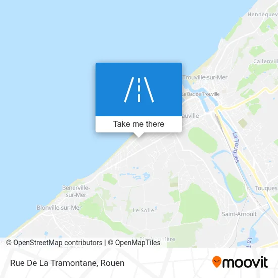 Rue De La Tramontane map