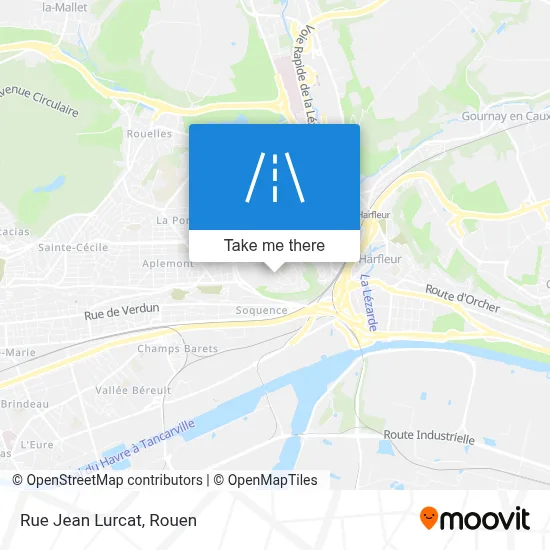 Rue Jean Lurcat map