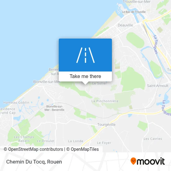 Mapa Chemin Du Tocq