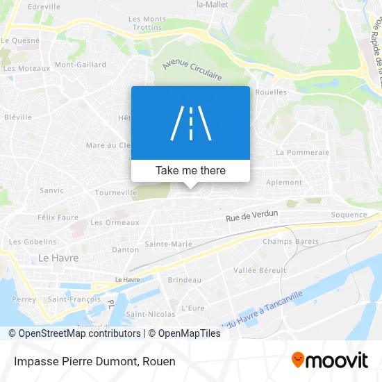 Impasse Pierre Dumont map