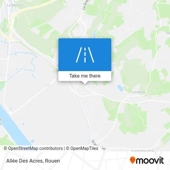 Allée Des Acres map