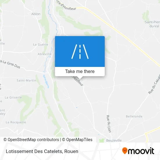 Lotissement Des Catelets map