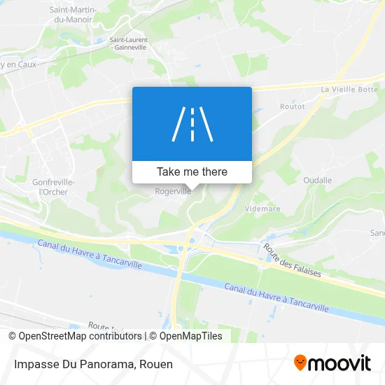 Impasse Du Panorama map