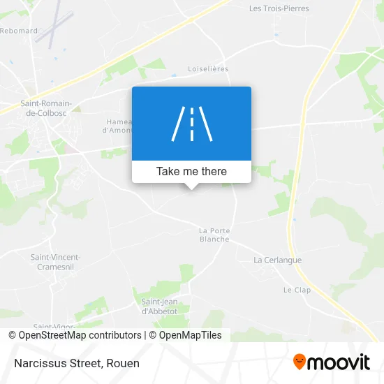 Mapa Rue Des Narcisses