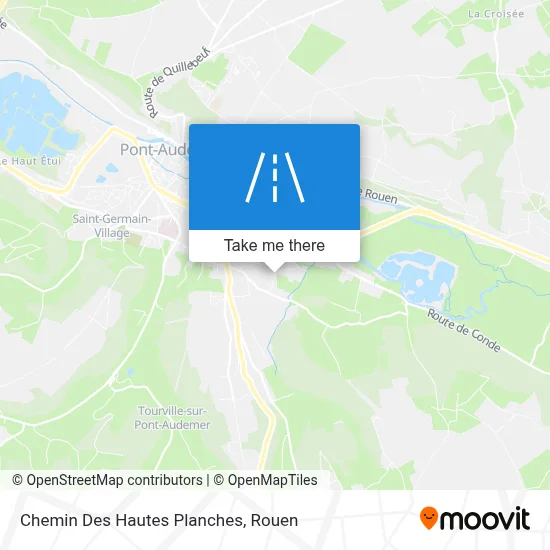 Chemin Des Hautes Planches map