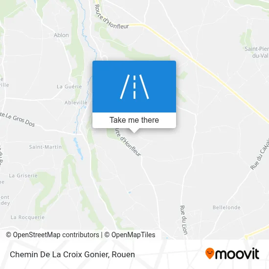 Chemin De La Croix Gonier map