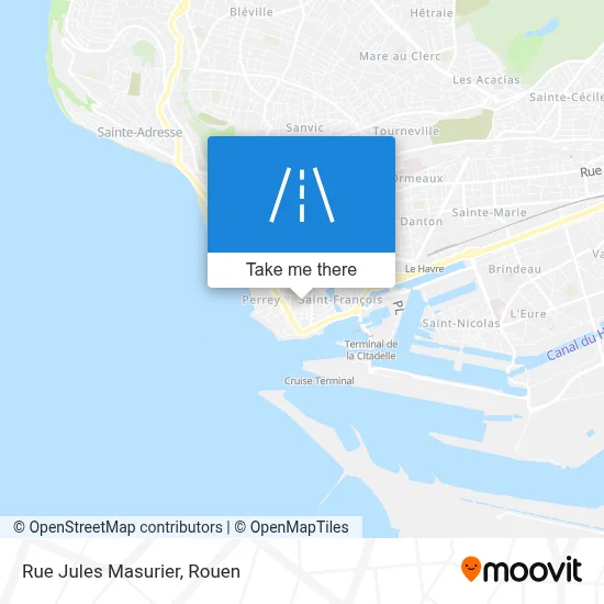 Rue Jules Masurier map