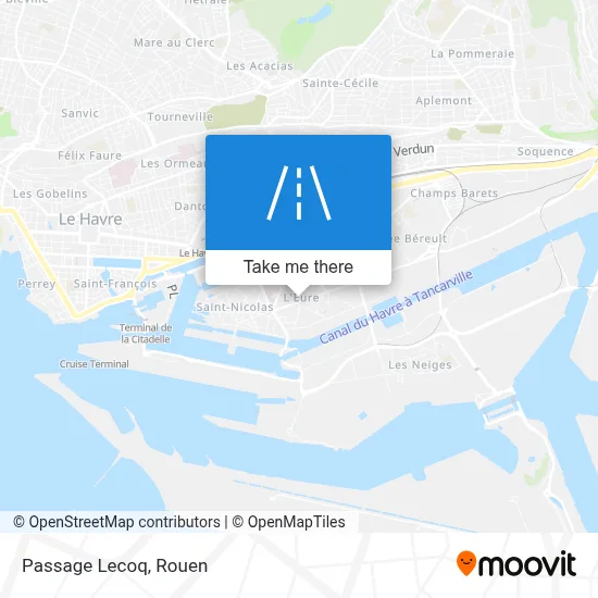 Passage Lecoq map