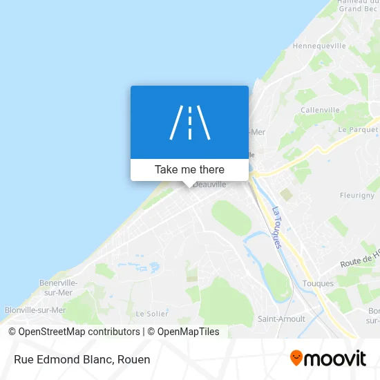 Rue Edmond Blanc map