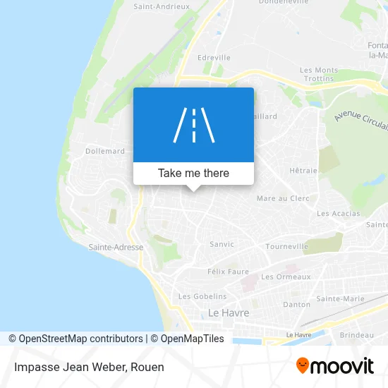 Impasse Jean Weber map
