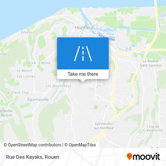 Rue Des Kayaks map