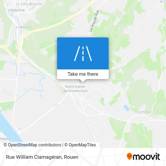 Rue William Clamagéran map