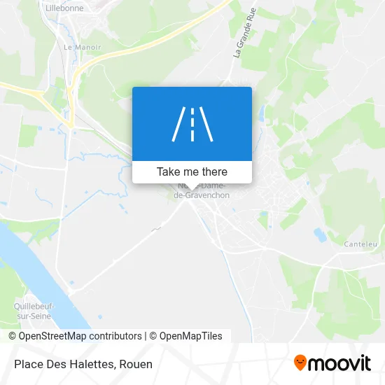 Place Des Halettes map