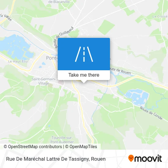 Rue De Maréchal Lattre De Tassigny map