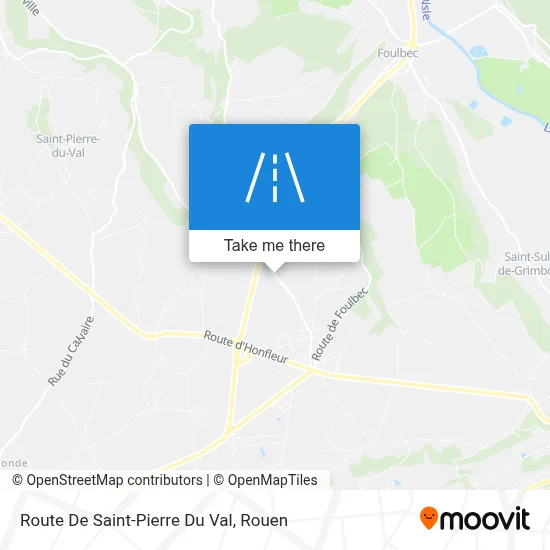 Route De Saint-Pierre Du Val map