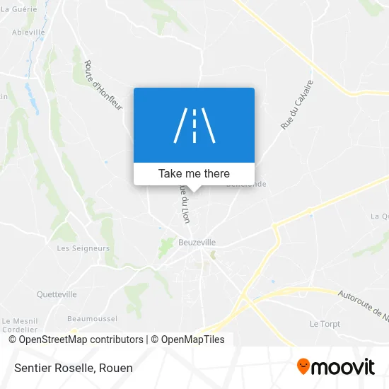 Sentier Roselle map