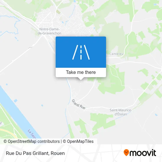 Rue Du Pas Grillant map