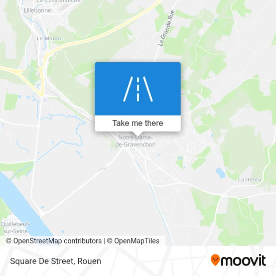Square De Street map