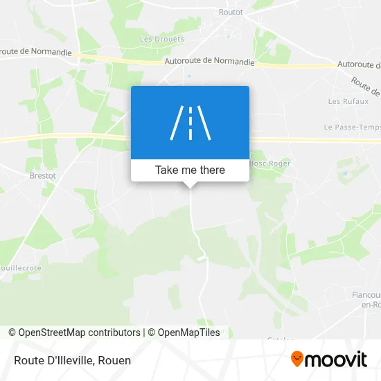 Route D'Illeville map