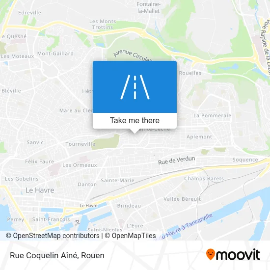 Rue Coquelin Aîné map