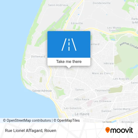 Rue Lionel Affagard map