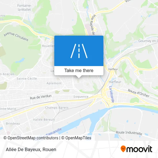 Allée De Bayeux map