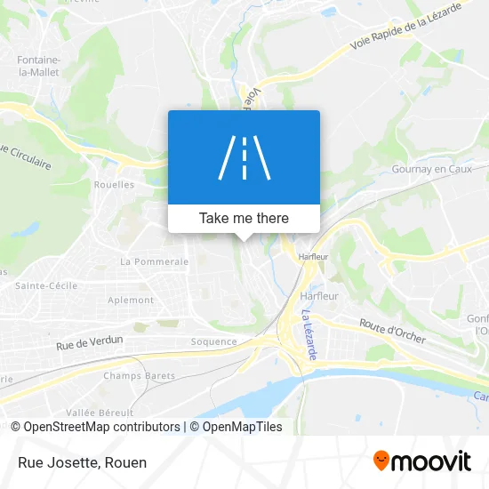 Rue Josette map