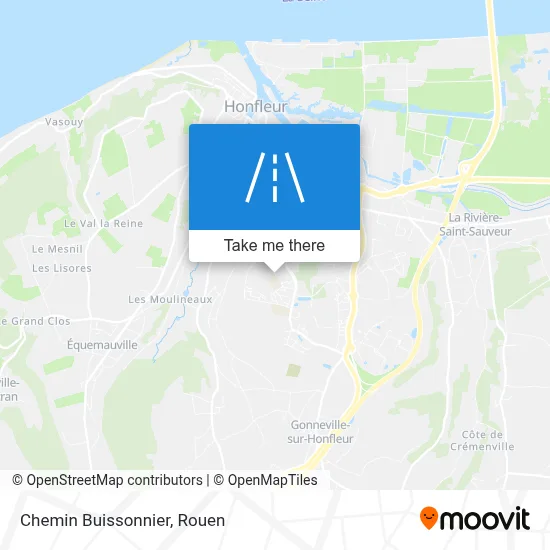 Mapa Chemin Buissonnier
