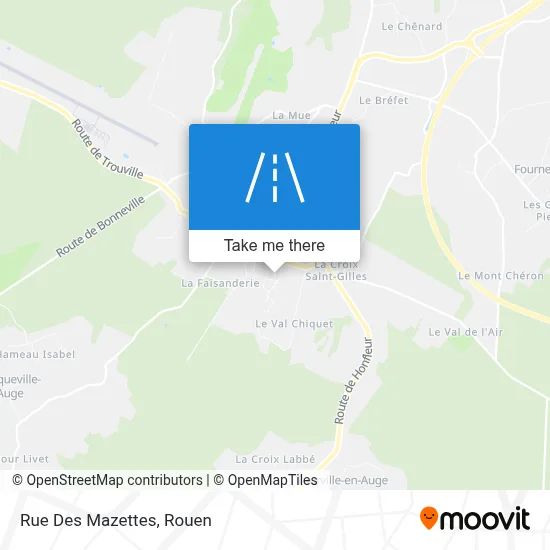 Rue Des Mazettes map
