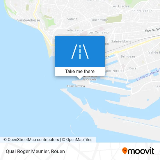 Quai Roger Meunier map