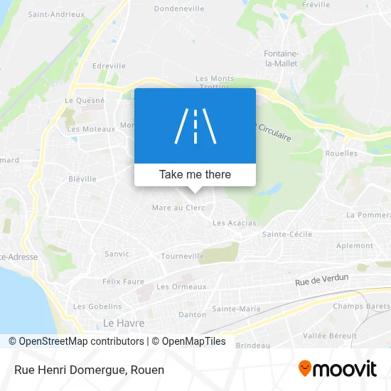 Rue Henri Domergue map