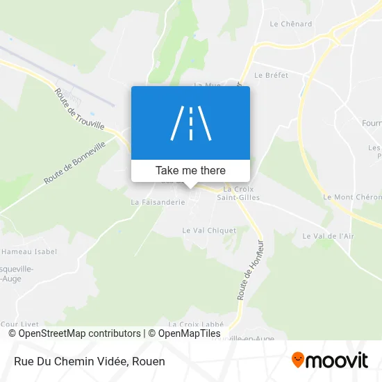 Rue Du Chemin Vidée map
