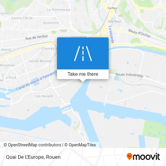 Quai De L'Europe map