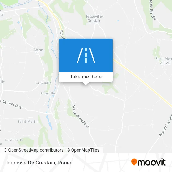 Impasse De Grestain map