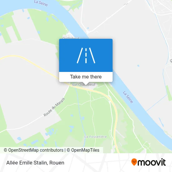 Allée Emile Stalin map