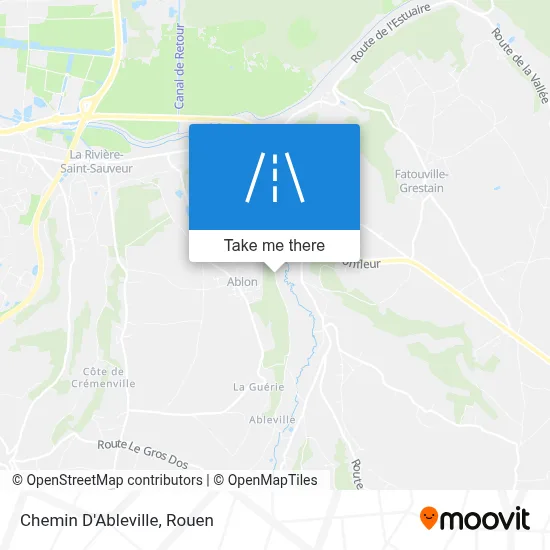 Chemin D'Ableville map