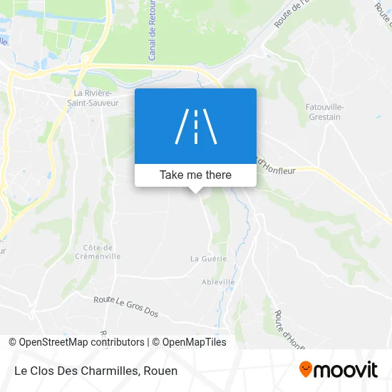 Le Clos Des Charmilles map