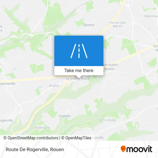 Route De Rogerville map
