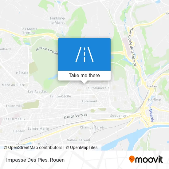 Impasse Des Pies map