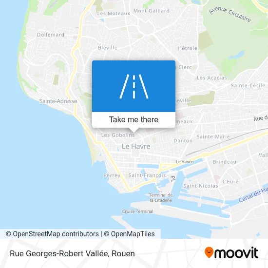 Rue Georges-Robert Vallée map