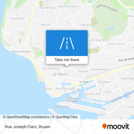 Rue Joseph Clerc map