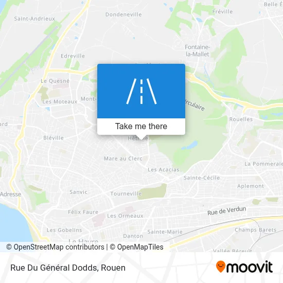 Rue Du Général Dodds map