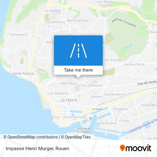 Impasse Henri Murger map