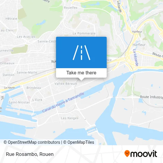 Rue Rosambo map