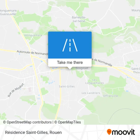 Mapa Résidence Saint-Gilles