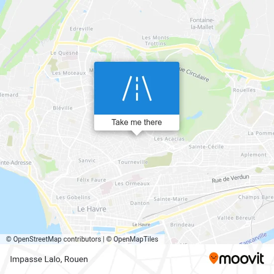 Impasse Lalo map