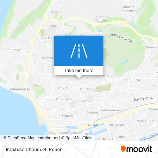 Impasse Chouquet map