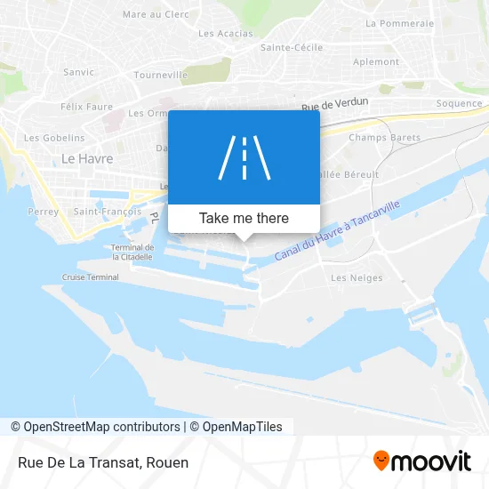 Rue De La Transat map