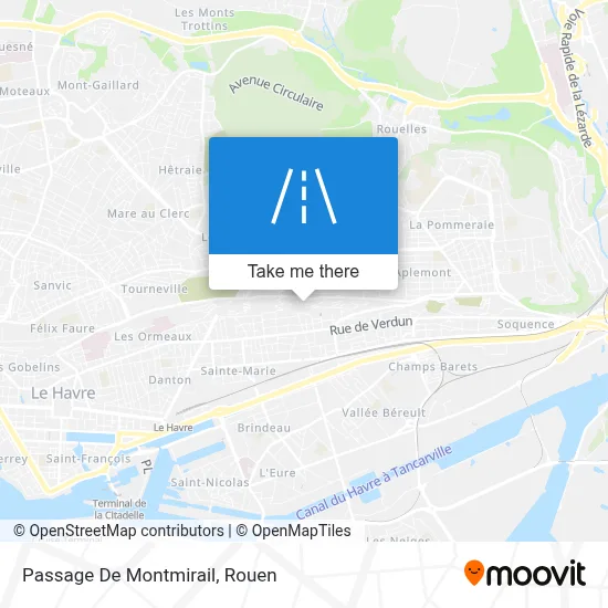 Passage De Montmirail map
