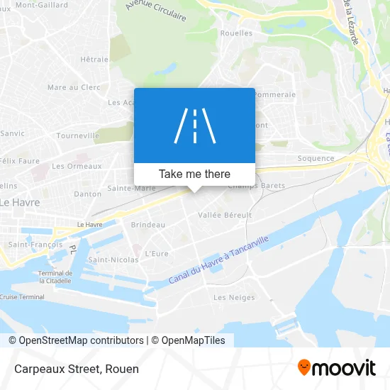 Rue Carpeaux map